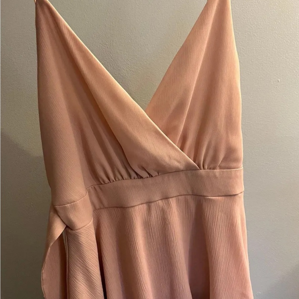 Elegant Pink Sleeveless Dress